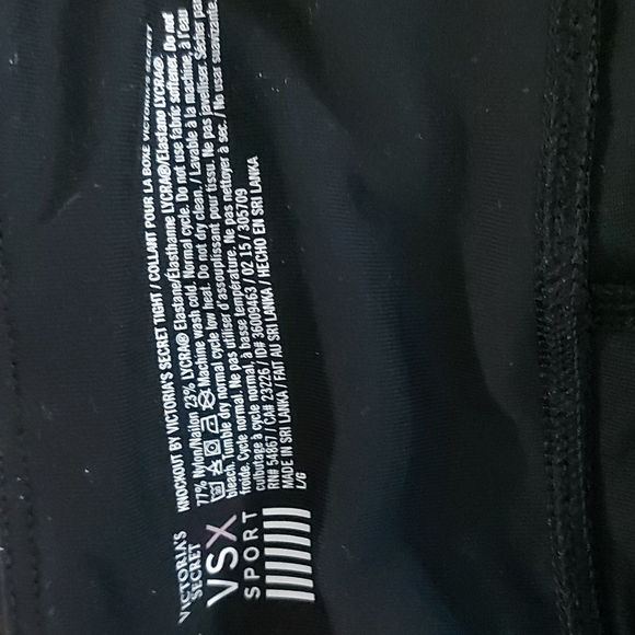 Victorias Secret Workout Pants/ VSX/ YOGA/ Gym/Sz L/ Womens/ Sexy - Picture 4 of 5